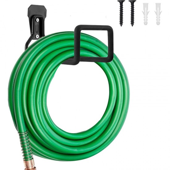 Factory Direct Garden Hose Holder - Wall-Mounted Hook for Water Hoses, Bicycles & Garage Storage