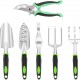 5-Piece Aluminum Garden Tool Set - Factory Direct Lightweight Gardening Kit for Home & Outdoor Use
