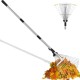 Hot Sale 15-Tine Double-Extension Heavy Duty Rake - Factory Direct Garden Rake for Leaves & Debris