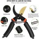 Heavy-Duty Pruning Shears - Factory Direct Bypass Pruners for Thick Branches, Bonsai & Vineyards