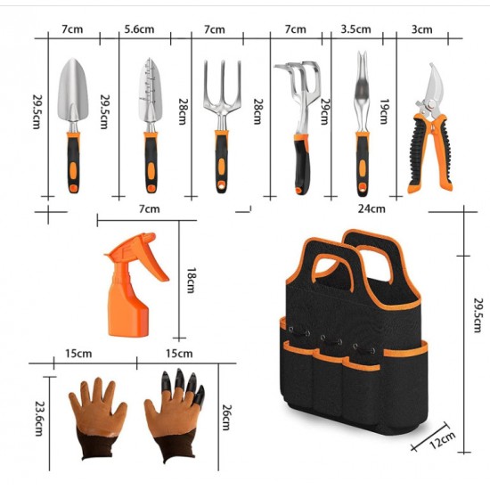 Aluminum Alloy Garden Tools Set - Premium Gardening Kit for Home & Outdoor (Factory Direct)