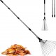 Hot Sale 15-Tine Double-Extension Heavy Duty Rake - Factory Direct Garden Rake for Leaves & Debris