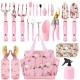 21-Piece Garden Tool Set with Storage Bag - Factory Direct Aluminum Gardening Gift Set