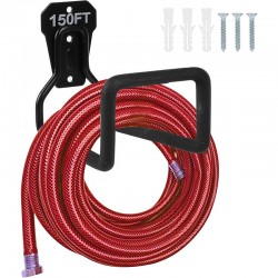Factory Direct Garden Hose Holder - Wall-Mounted Hook for Water Hoses, Bicycles & Garage Storage