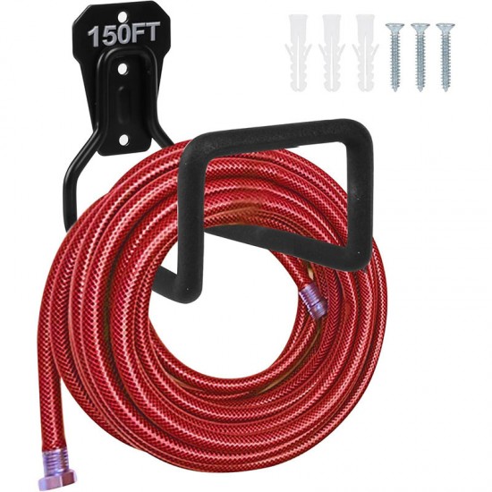 Factory Direct Garden Hose Holder - Wall-Mounted Hook for Water Hoses, Bicycles & Garage Storage