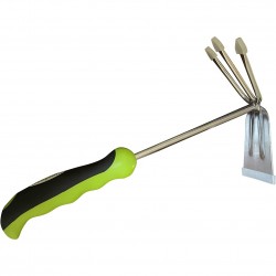 Stainless Steel Double-Ended Hoe & Hand Shovel - Factory Direct Garden Trowel for Digging & Weeding