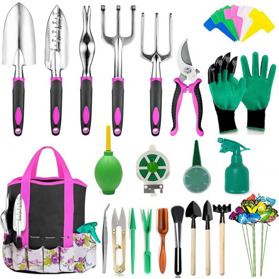 22 Pcs Gardening Tools Set - Large Comprehensive Garden Kit (Factory Direct)