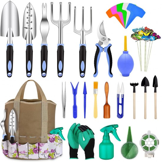 31Pcs Garden Tool Set - Factory Direct All-In-One Gardening Kit for Home & Commercial Use