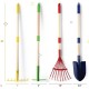 Kids Gardening Tools Set 6Pcs - Child-Safe Rake/Shovel for Toddlers & Preschoolers (Factory Direct)