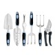 5-Piece Aluminum Garden Tool Set - Factory Direct Rakes, Shovels & Planting Tools for Gardening