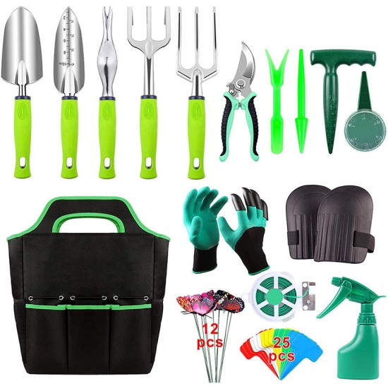 11Pcs Aluminum Alloy Agricultural & Garden Tools Set - Factory Direct All-in-One Horticulture Kit