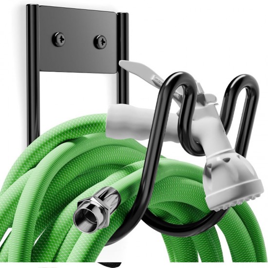 Factory Direct Garden Hose Holder - Wall-Mounted Hook for Water Hoses, Bicycles & Garage Storage