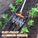 In-Stock Adjustable Manual Rotary Garden Cultivator - Efficient Soil Loosening & Tilling Tool