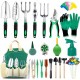 21-Piece Garden Tool Set with Storage Bag - Factory Direct Aluminum Gardening Gift Set