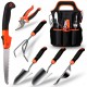 7-Piece Stainless Steel Garden Tool Set - Factory Direct Kit with Gloves, Pruners & Garden Tools