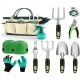 Factory Direct Garden Tool Set 11 Pieces - Heavy-Duty Gardening Kit for Outdoor Yard Maintenance