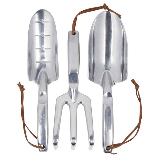 3-Piece Full Aluminum Garden Tool Set - Factory Direct Durable Lightweight Gardening Kit