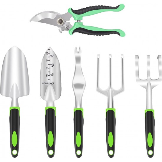 6-Piece Garden Tool Set - Factory Direct Including Shovels & Multi-Purpose Gardening Kits