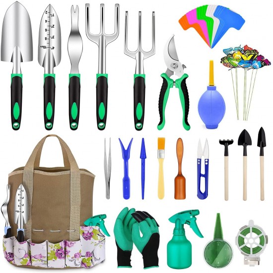 31Pcs Garden Tool Set - Factory Direct All-In-One Gardening Kit for Home & Commercial Use