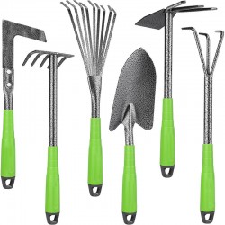 6 Pcs Garden Tool Set - All-Purpose Gardening Kit for Planting & Maintenance (Factory Direct)