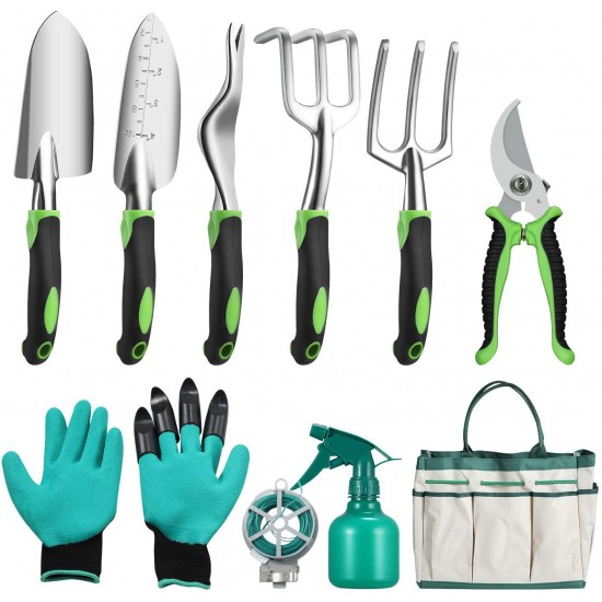 Factory Direct 10Pcs Aluminum Garden Tool Set - Lightweight Durable Gardening Essentials